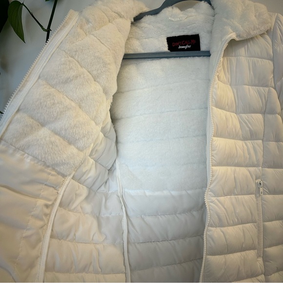 NWOT Puffer Jacket Faux-fur Lined - Picture 4 of 7